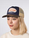 Бейсболка STETSON арт. 7741178 TRUCKER CAP COWBOY COFFEE (темно-синий / оливковый)